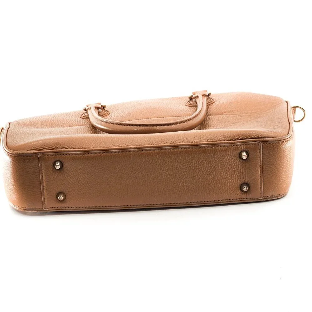 LDR Brands -‎ The Porter Leather Laptop bag Tan No Crossbody Strap